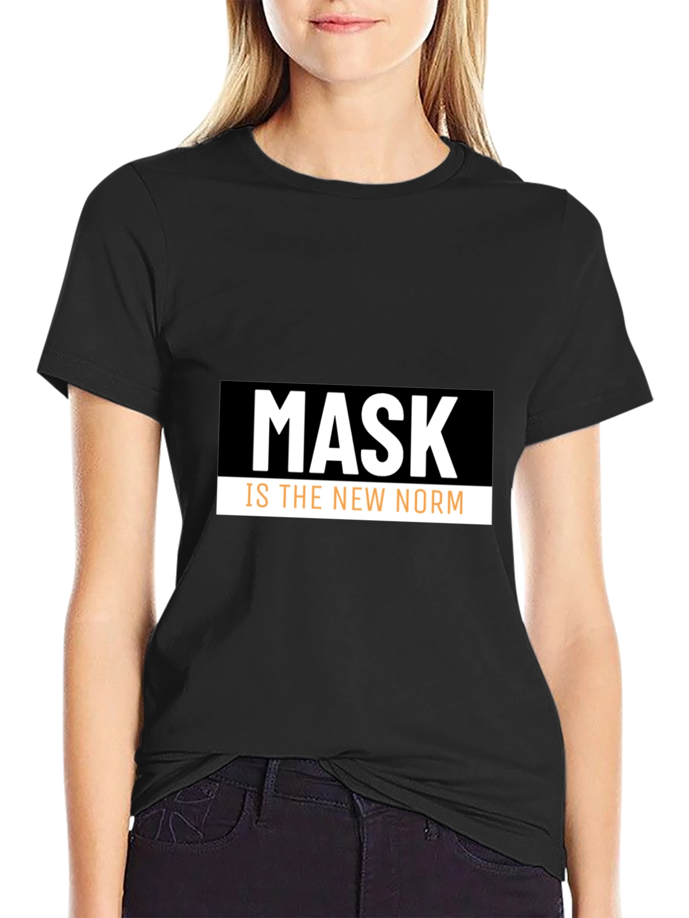 Mask Is The New Norm Black T-Shirt