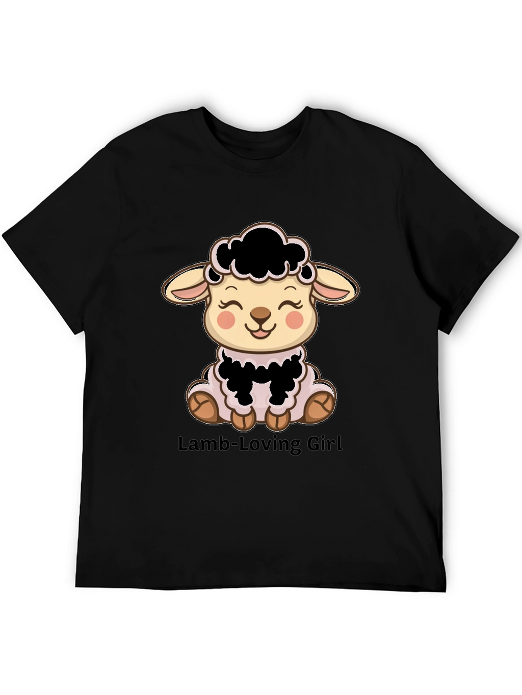 Cute Lamb T-Shirt - Lamb-Loving Girl