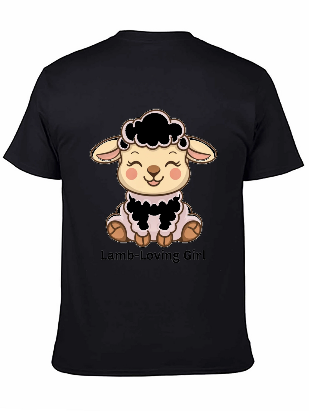 Cute Lamb T-Shirt - Lamb-Loving Girl