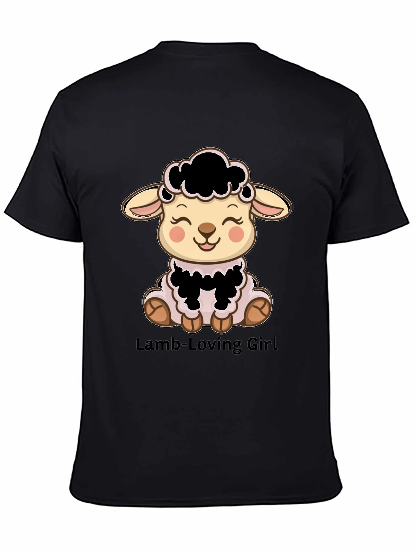 Cute Lamb T-Shirt - Lamb-Loving Girl