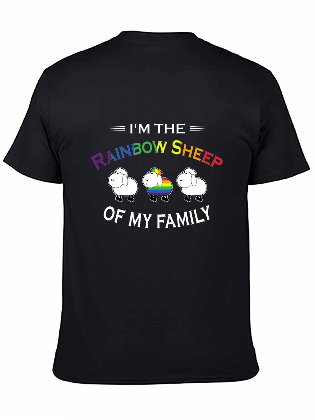 Rainbow Sheep LGBT Pride T-Shirt