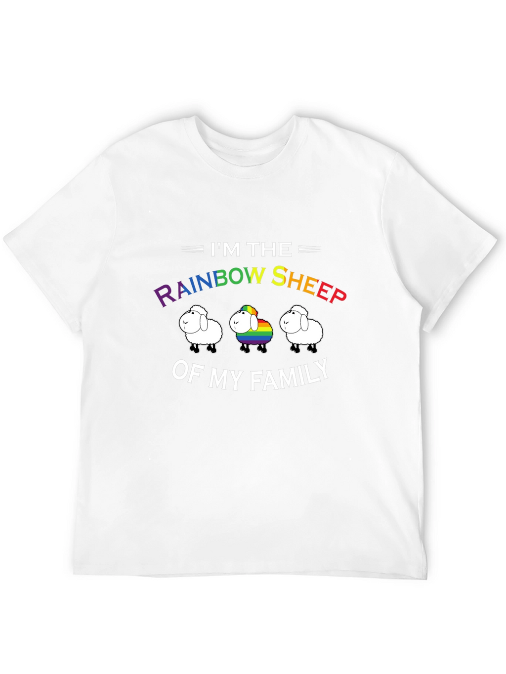 Rainbow Sheep LGBT Pride T-Shirt