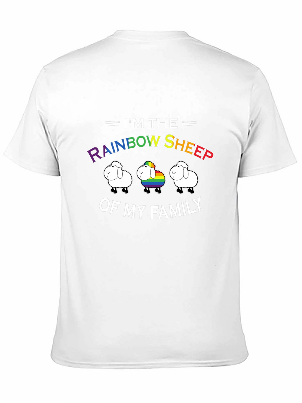 Rainbow Sheep LGBT Pride T-Shirt