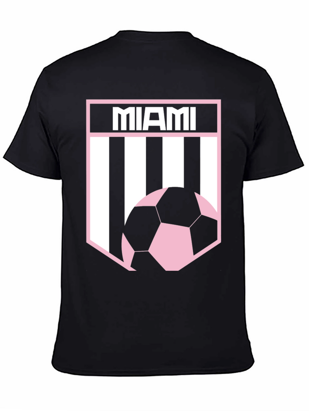 Miami Soccer Fan T-Shirt - Black