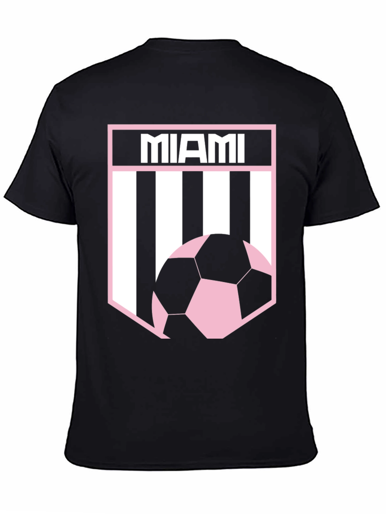 Miami Soccer Fan T-Shirt - Black
