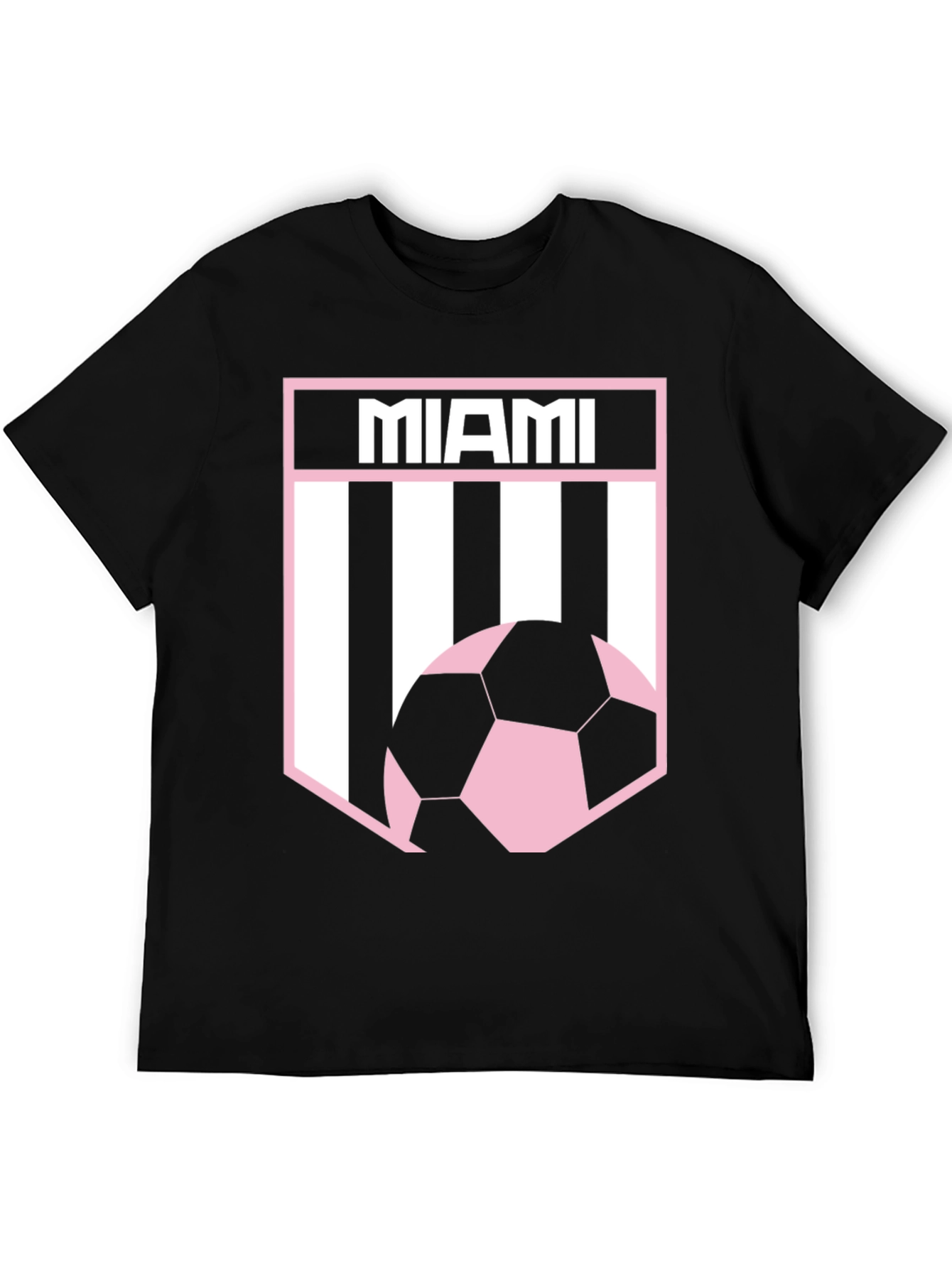 Miami Soccer Fan T-Shirt - Black