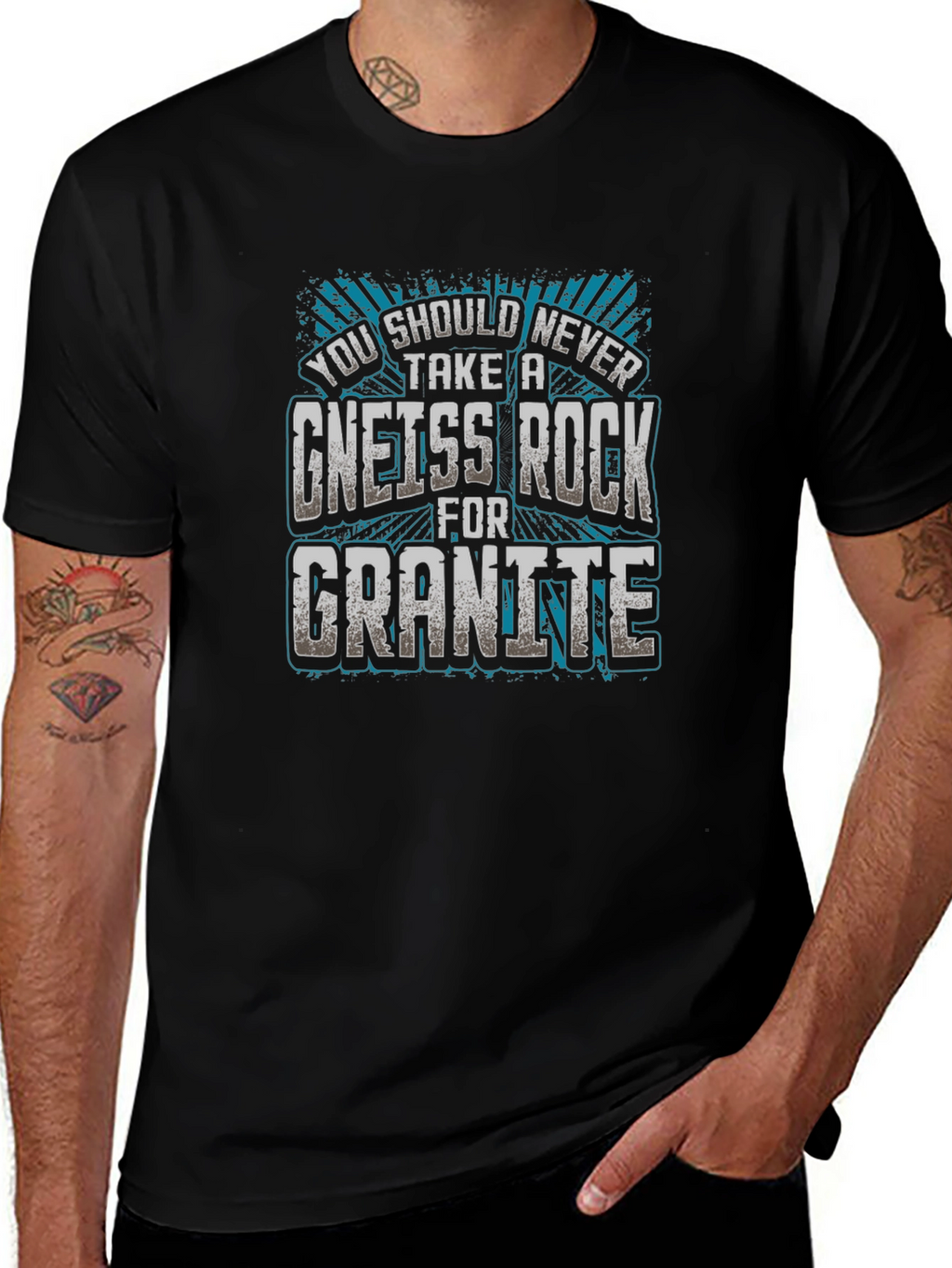 Funny Geology Gneiss Rock Granite T-Shirt