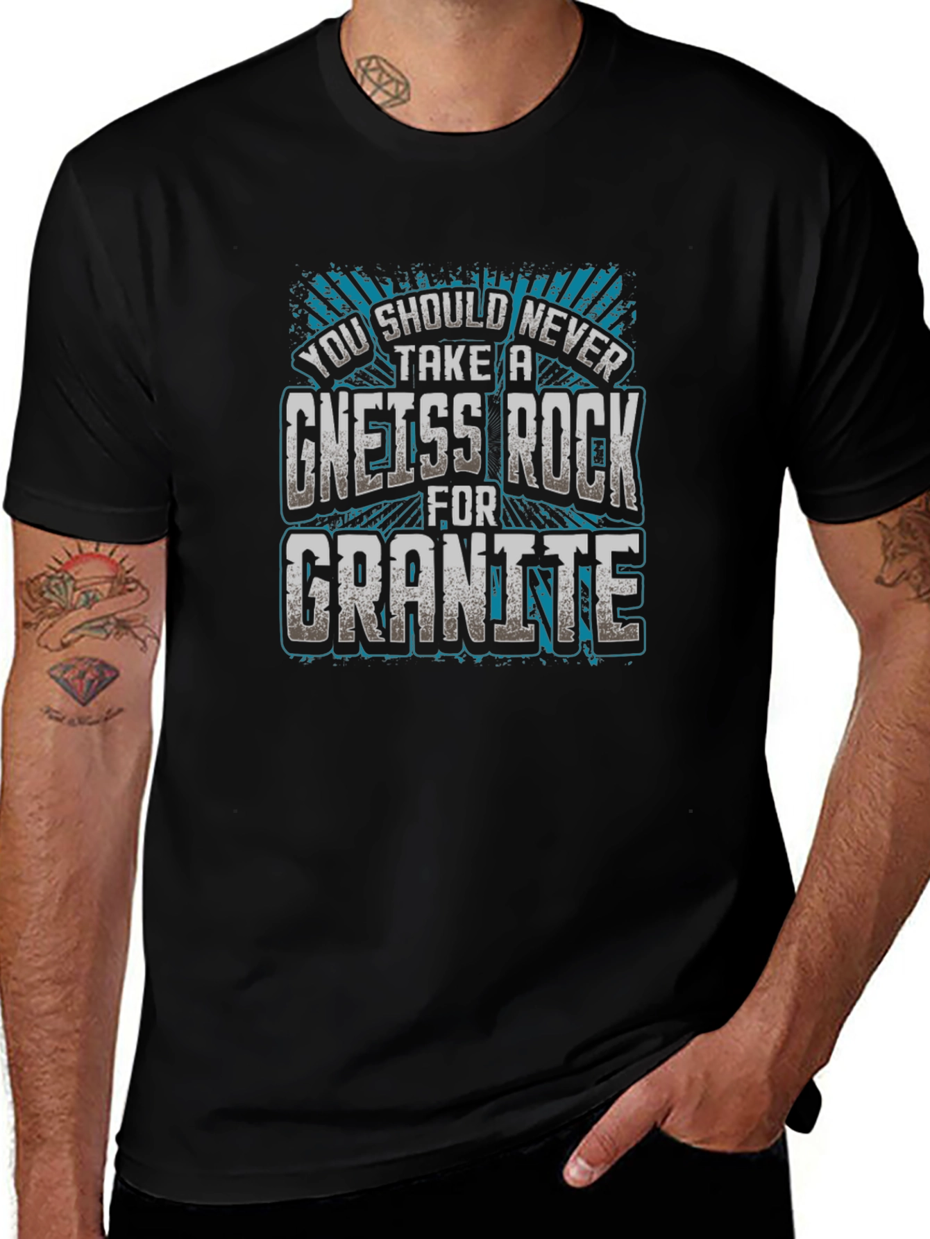 Funny Geology Gneiss Rock Granite T-Shirt