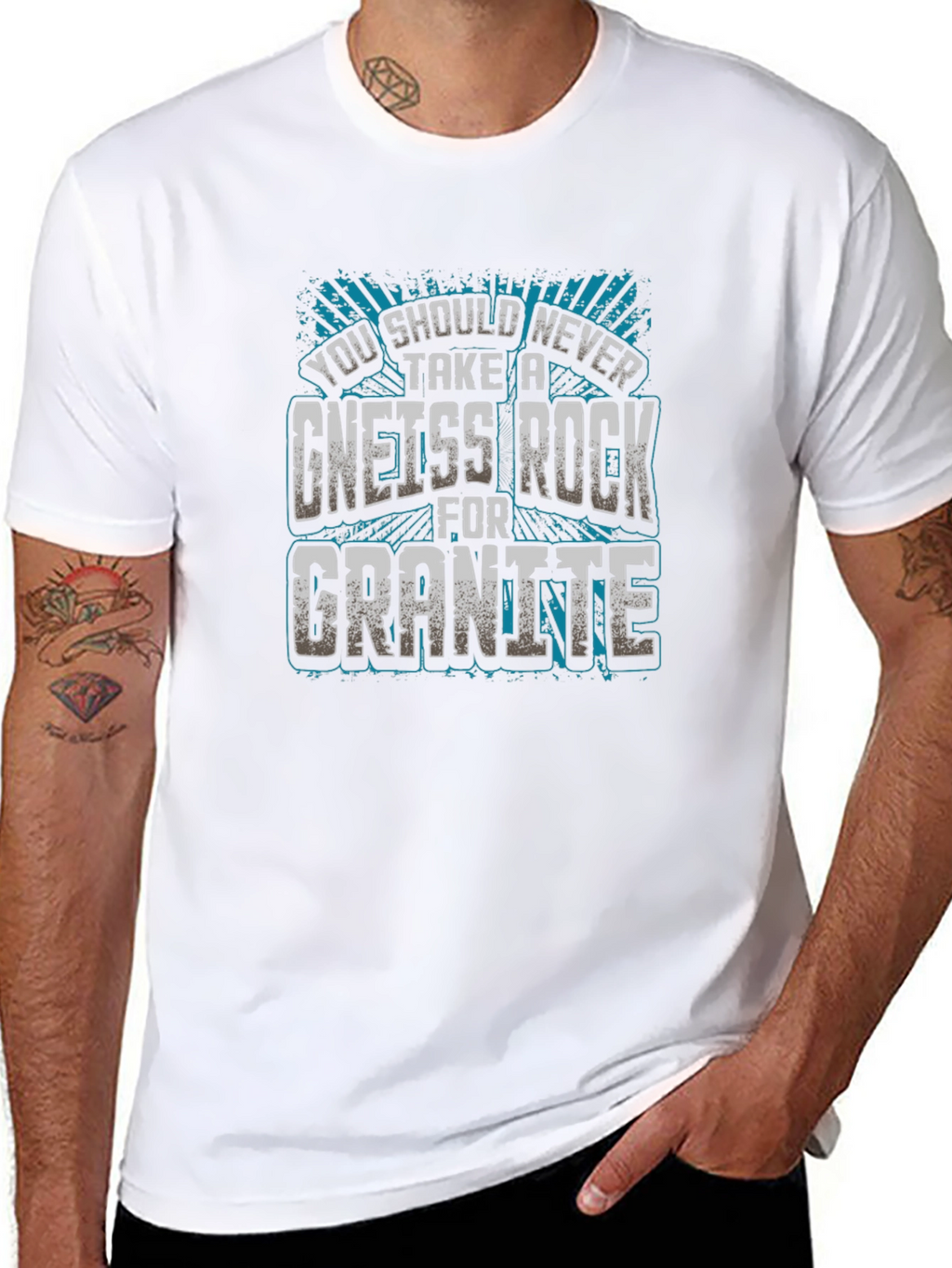 Funny Geology Gneiss Rock Granite T-Shirt