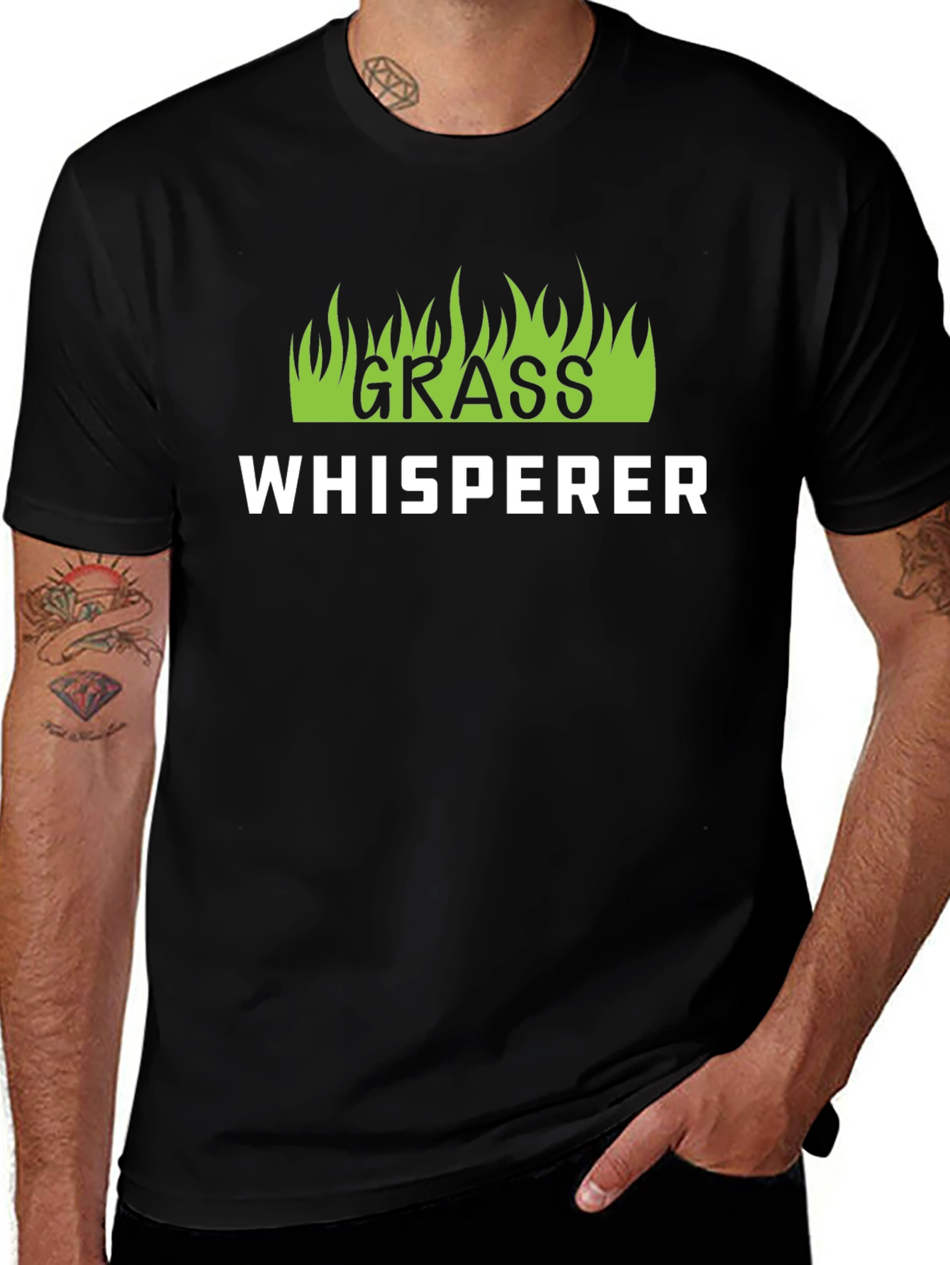 Grass Whisperer Black T-Shirt