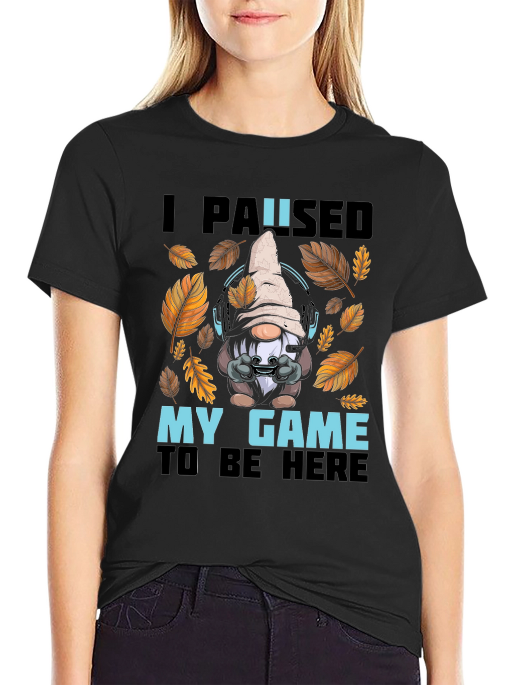 Gamer Gnome T-Shirt - I Paused My Game