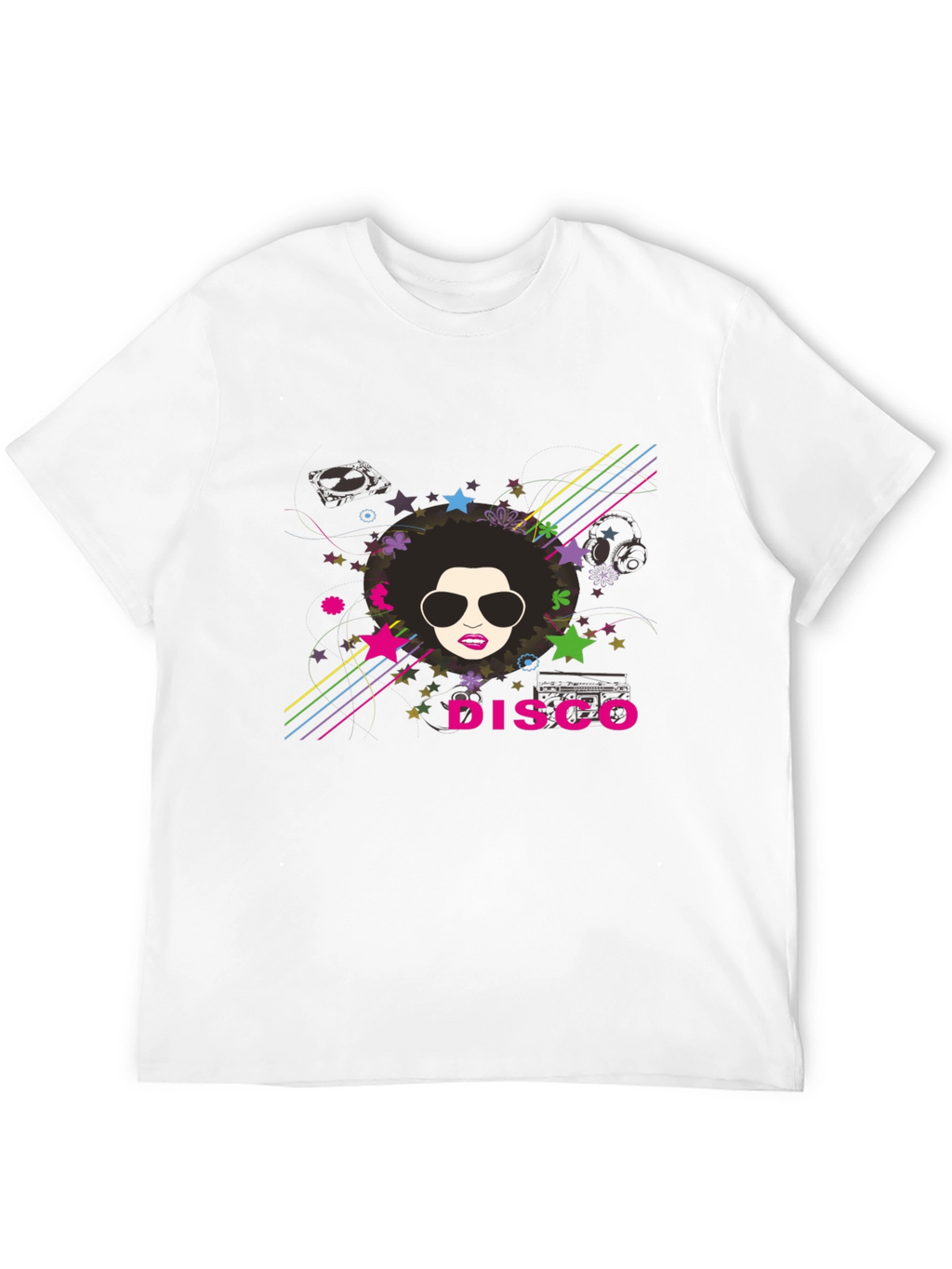 Retro Disco T-Shirt - Groovy 70s Style