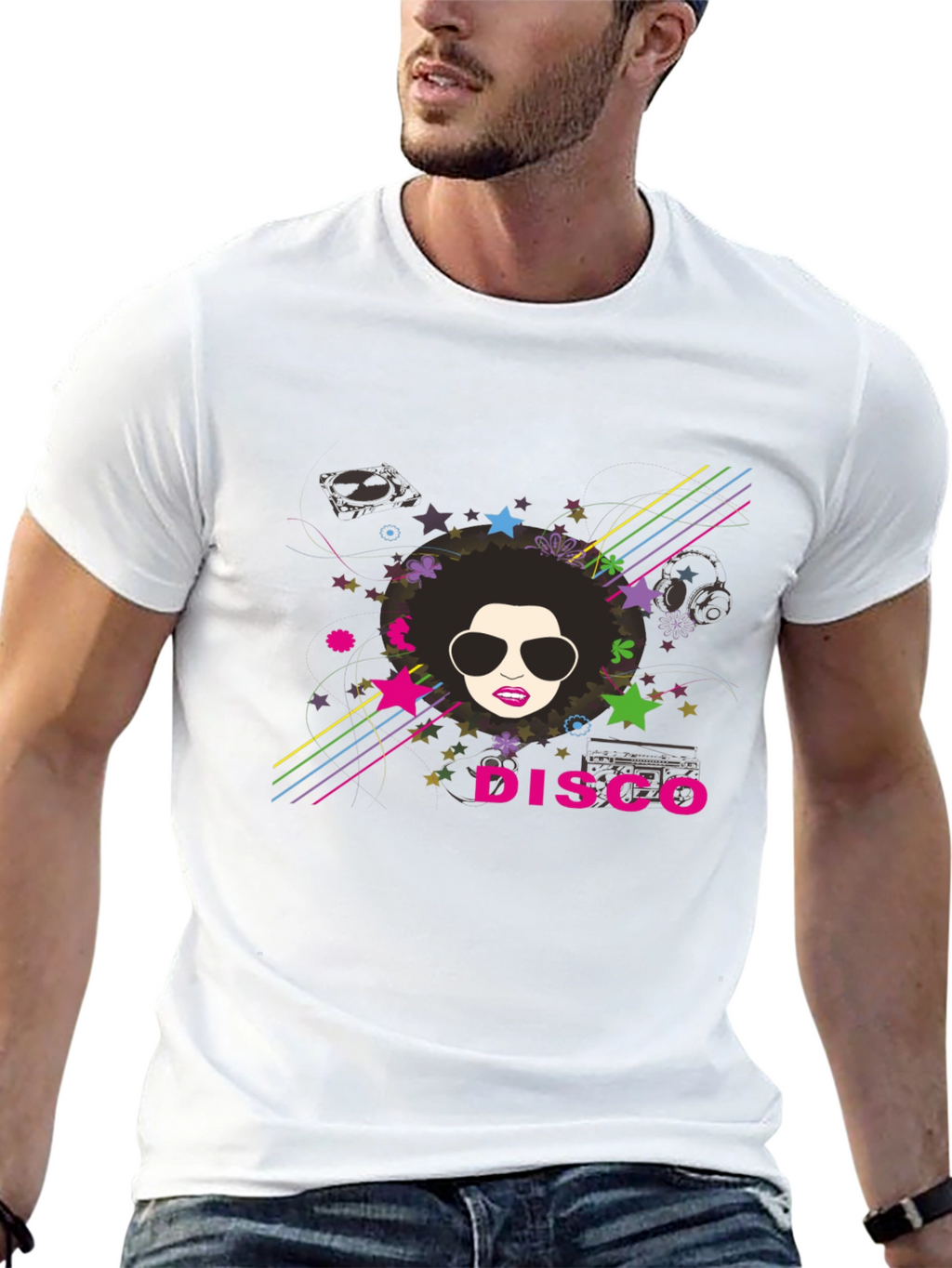 Retro Disco T-Shirt - Groovy 70s Style