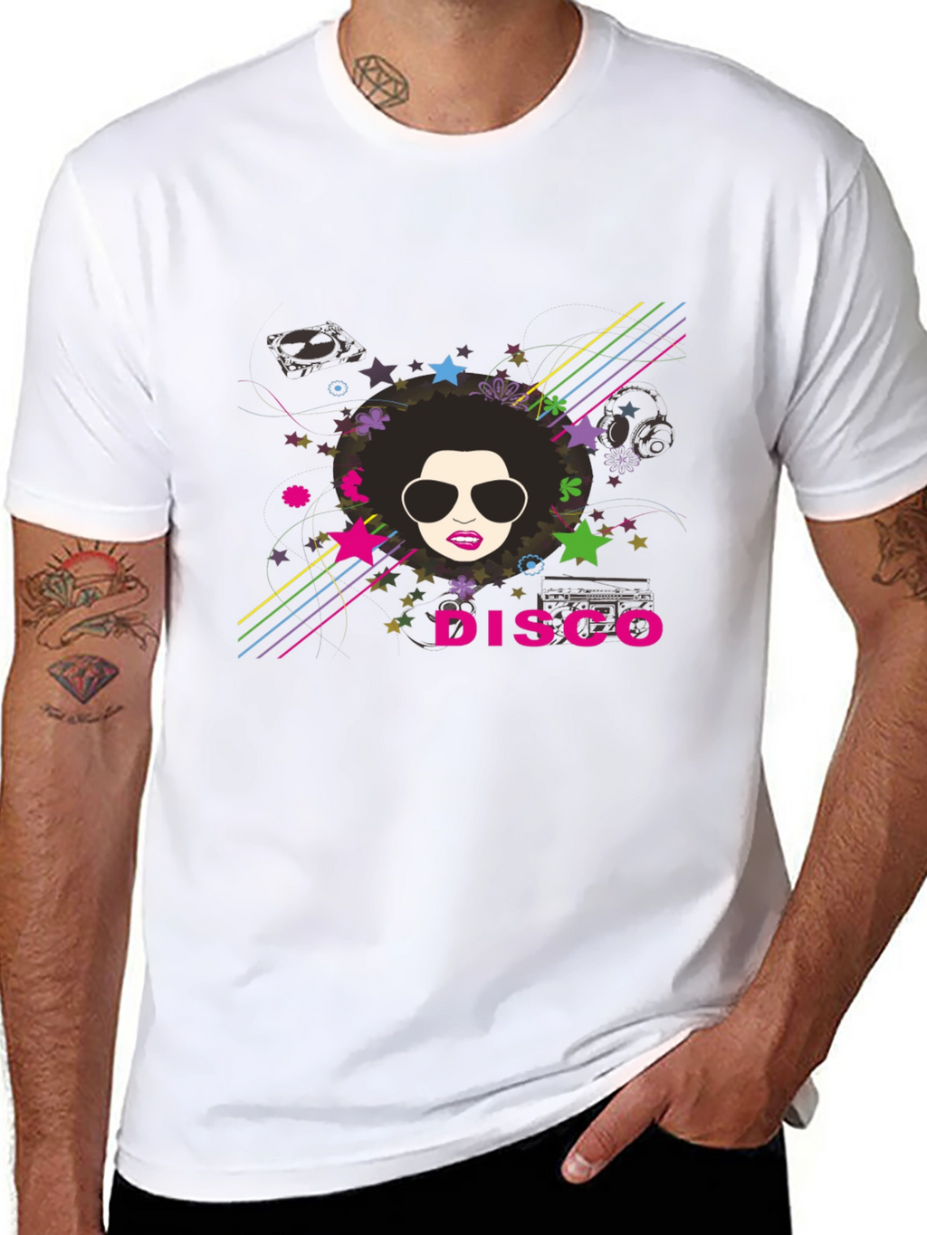 Retro Disco T-Shirt - Groovy 70s Style