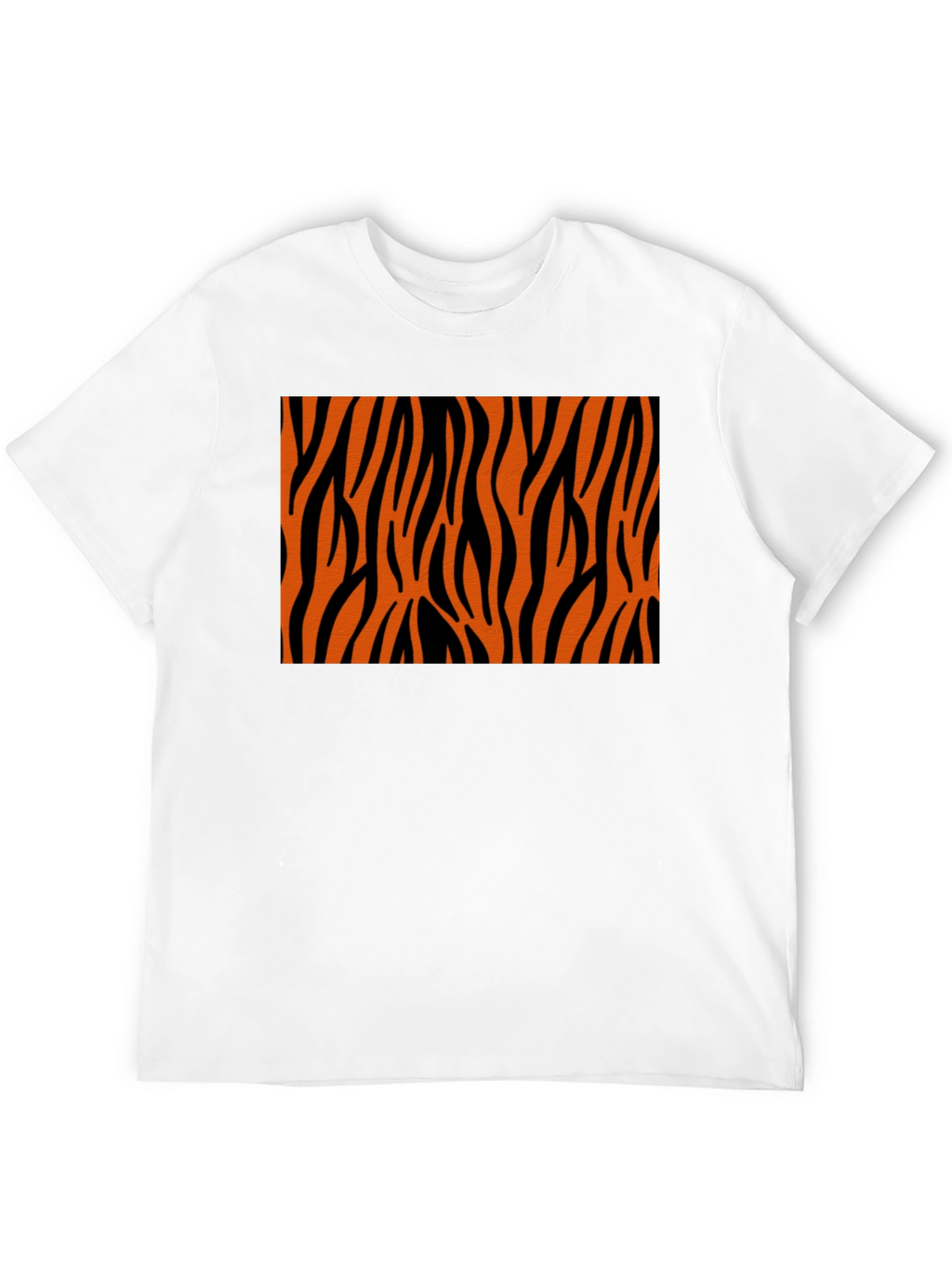 Tiger Stripe Graphic Black T-Shirt