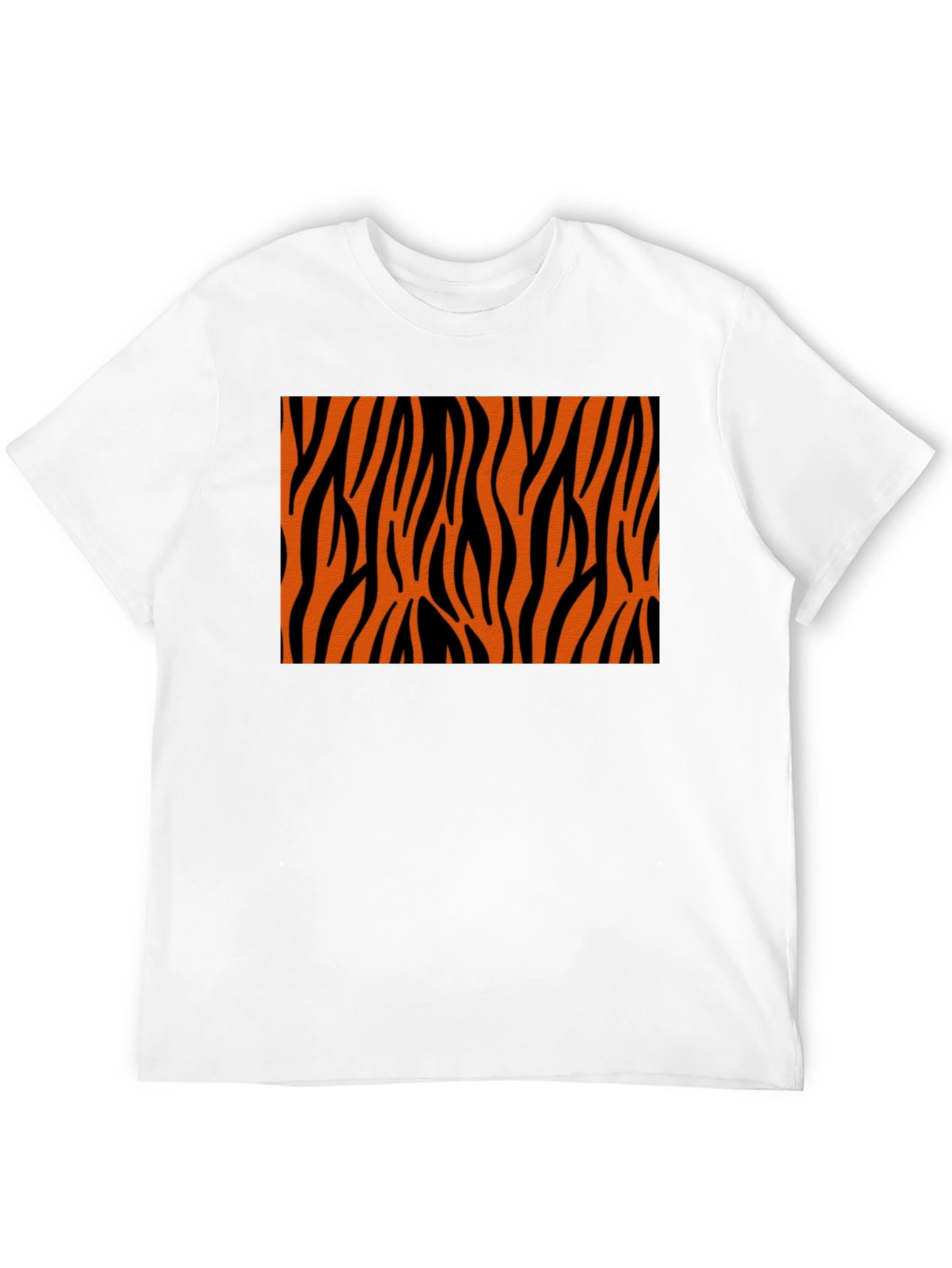 Tiger Stripe Graphic Black T-Shirt