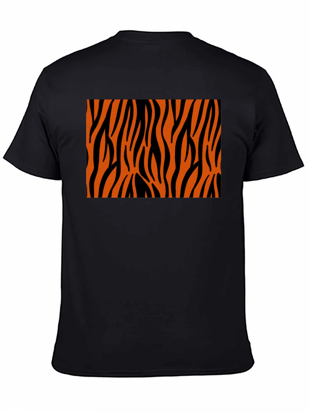 Tiger Stripe Graphic Black T-Shirt