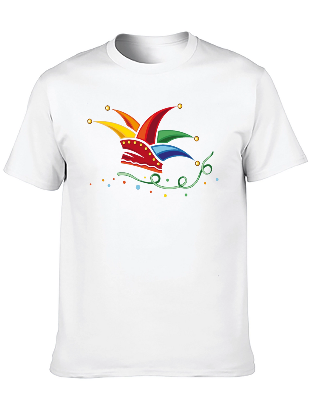 Jester Hat Graphic Black T-Shirt