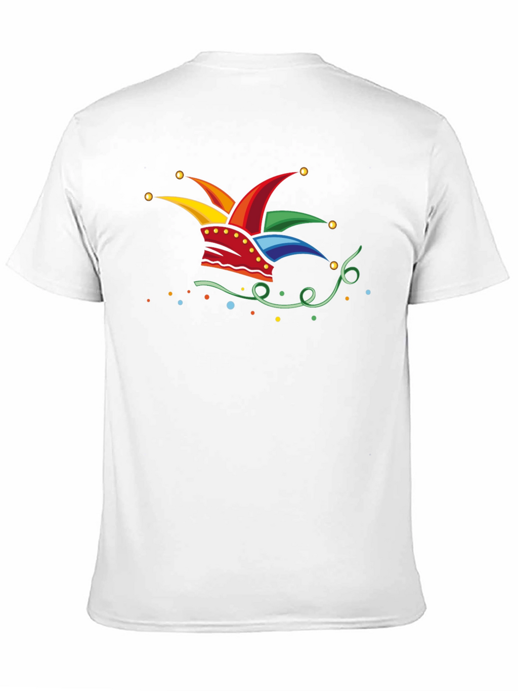 Jester Hat Graphic Black T-Shirt