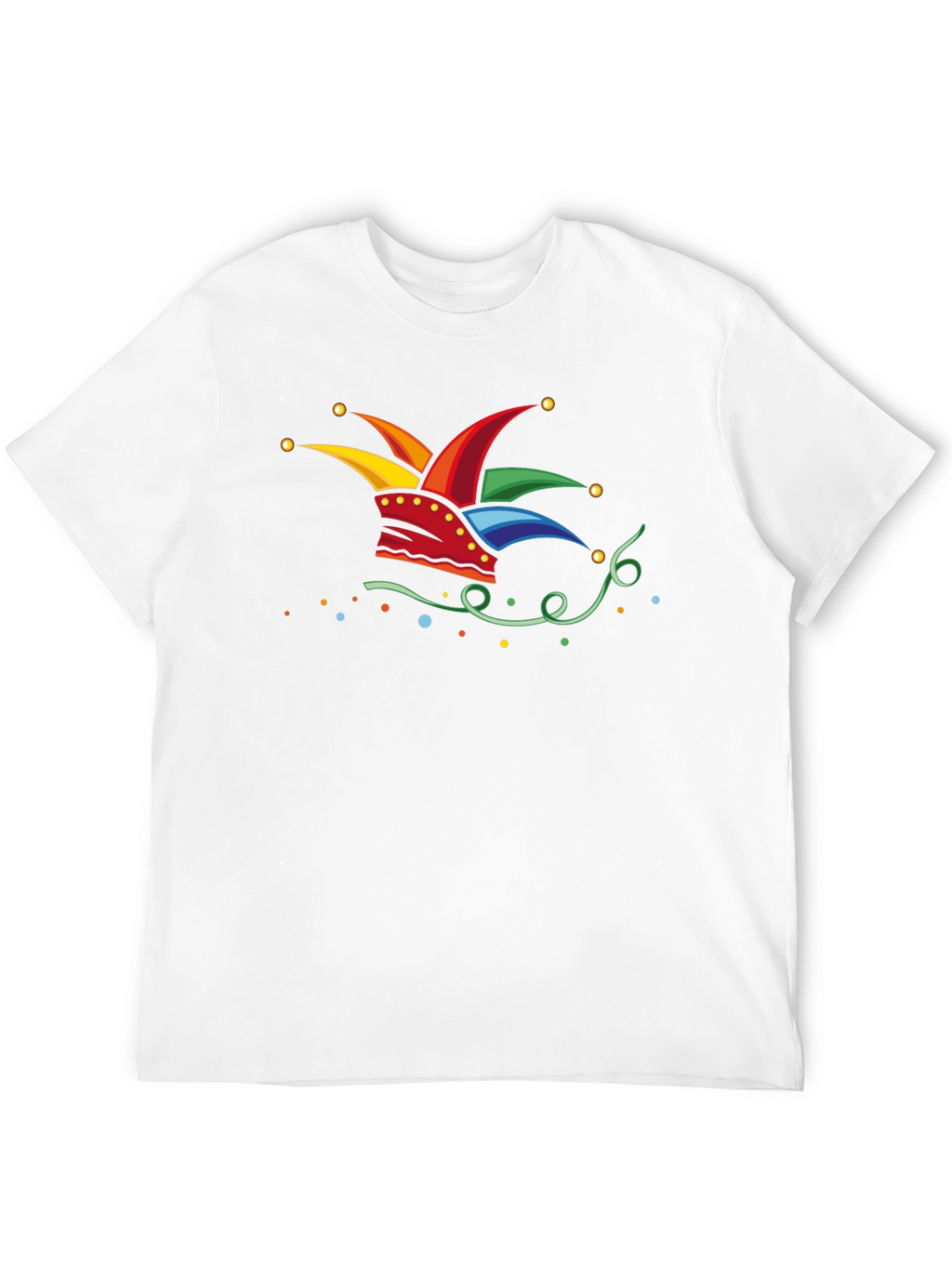 Jester Hat Graphic Black T-Shirt