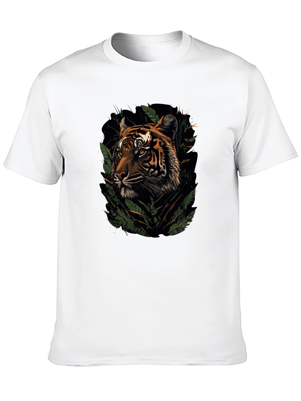 Tiger Graphic Black T-Shirt | Jungle Cat Tee