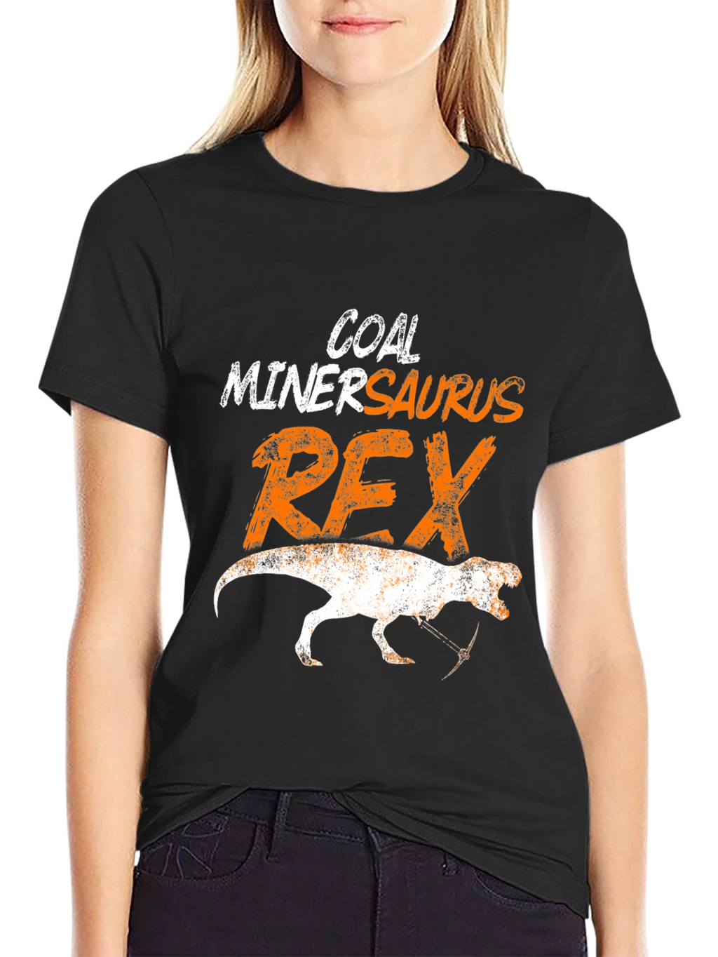 Coal Miner Saurus Rex T-Shirt