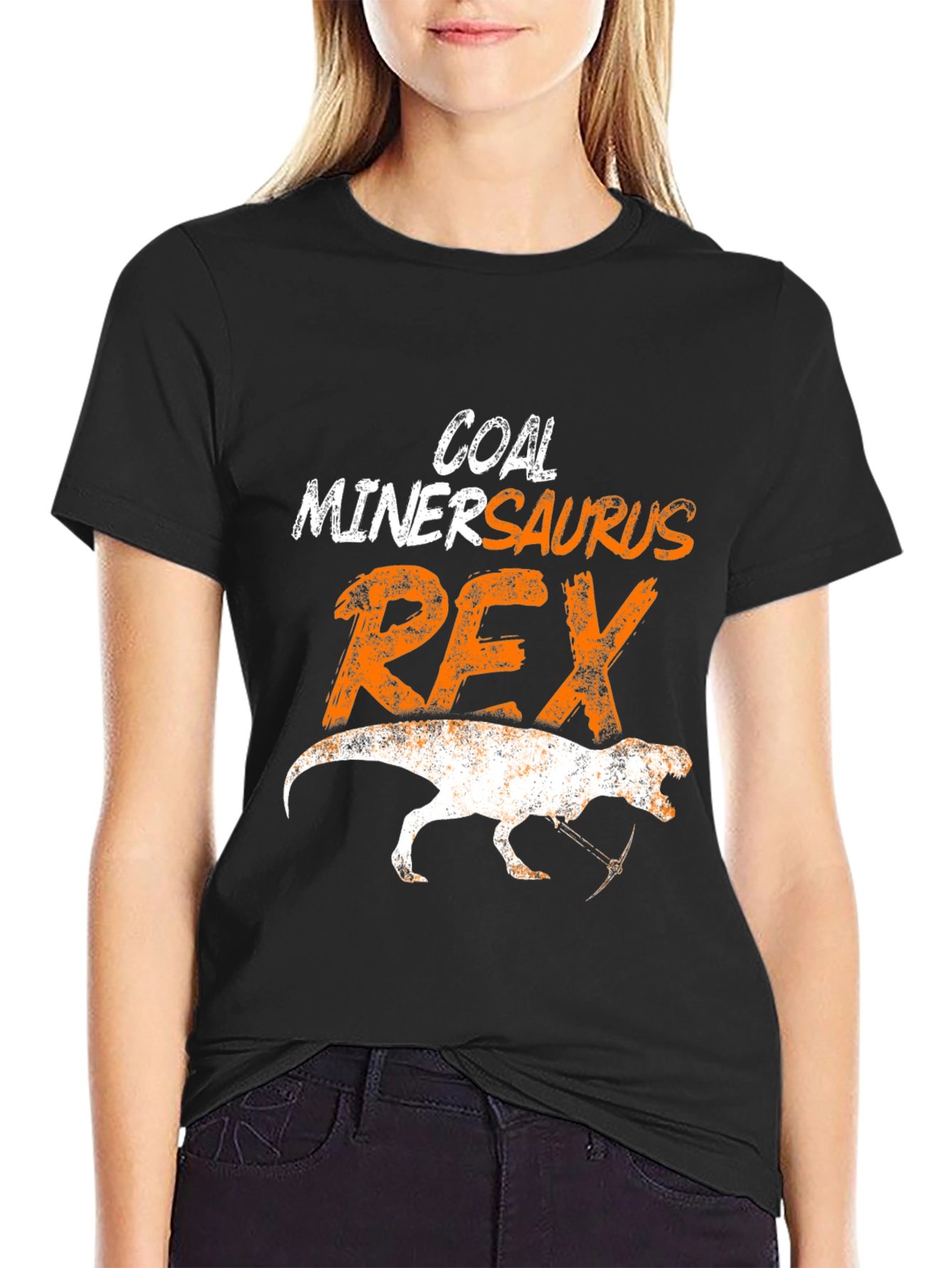 Coal Miner Saurus Rex T-Shirt