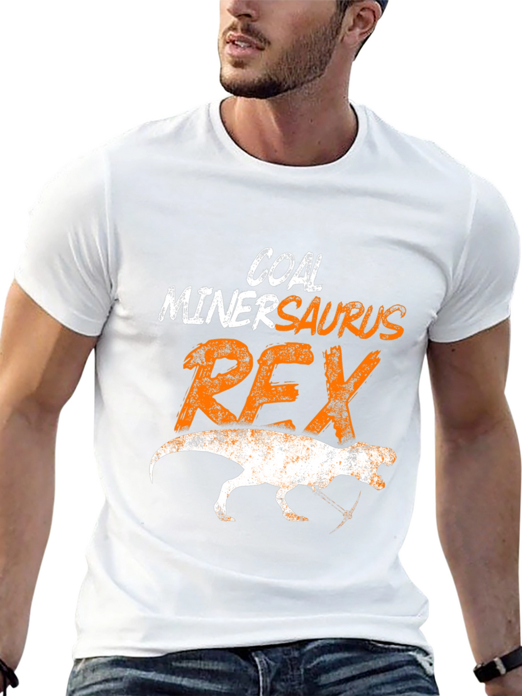 Coal Miner Saurus Rex T-Shirt