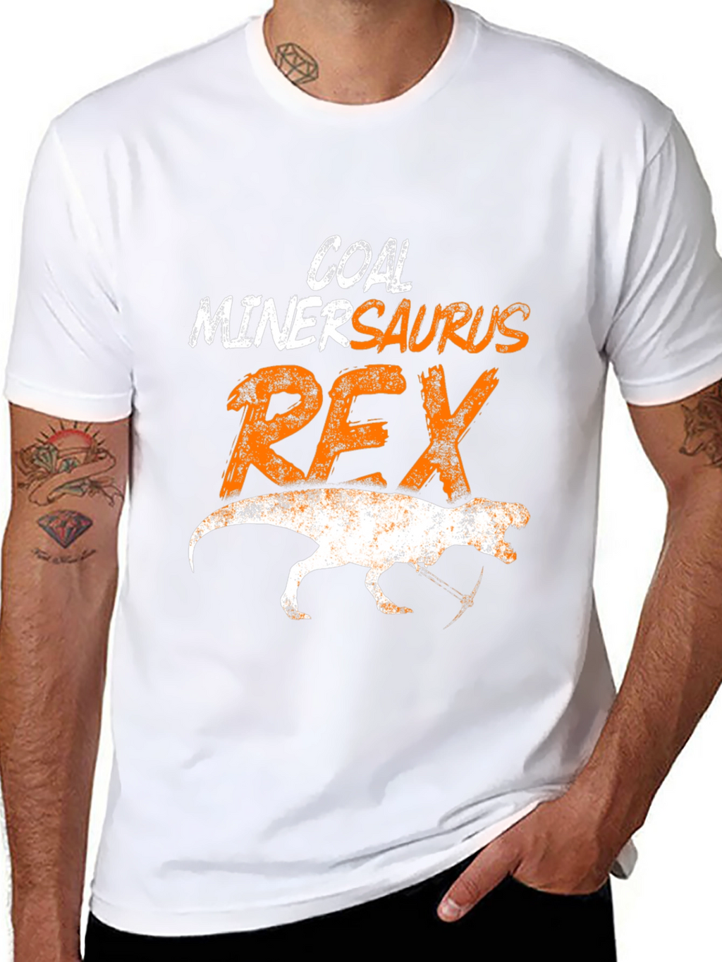 Coal Miner Saurus Rex T-Shirt