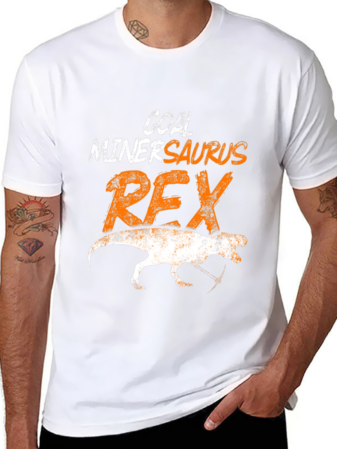 Coal Miner Saurus Rex T-Shirt