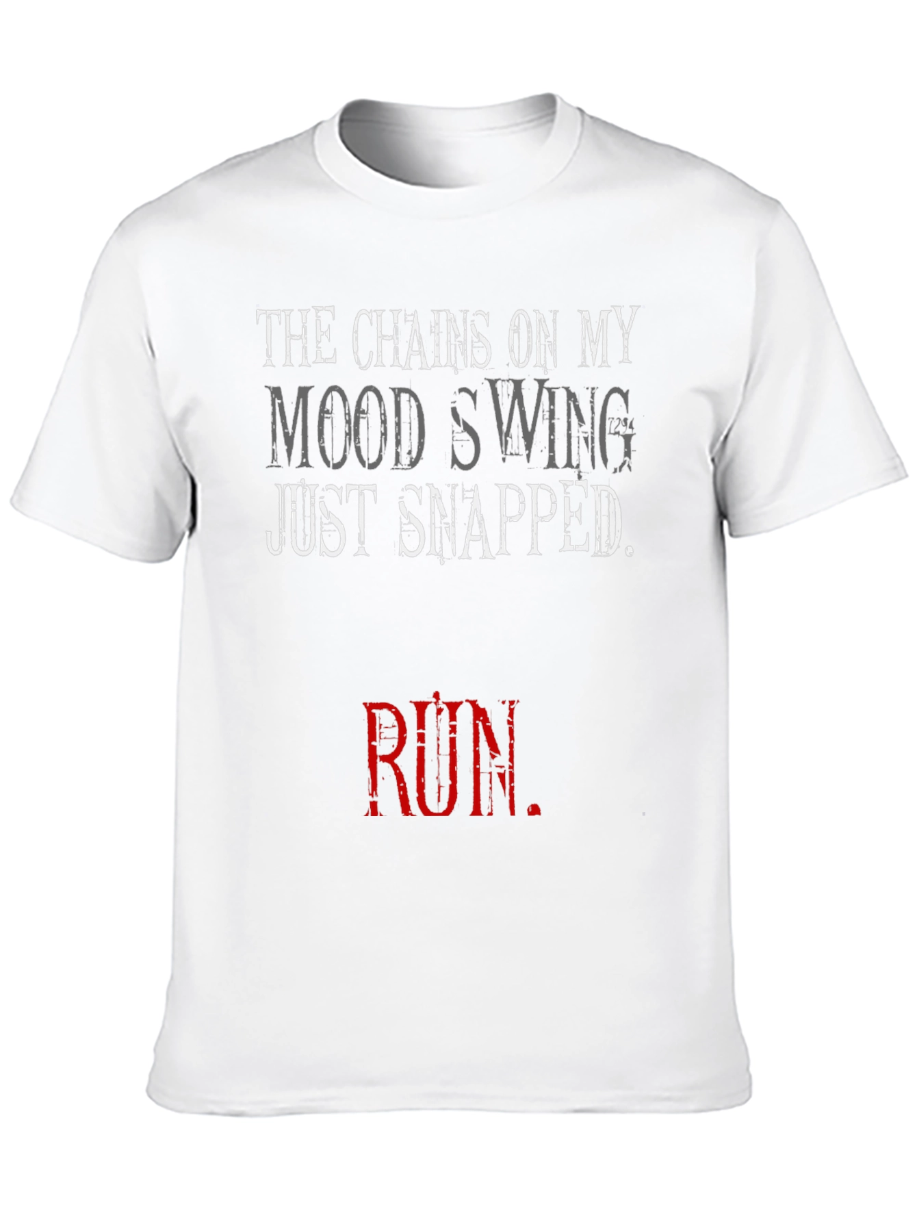 Mood Swing Graphic Tee - Run!