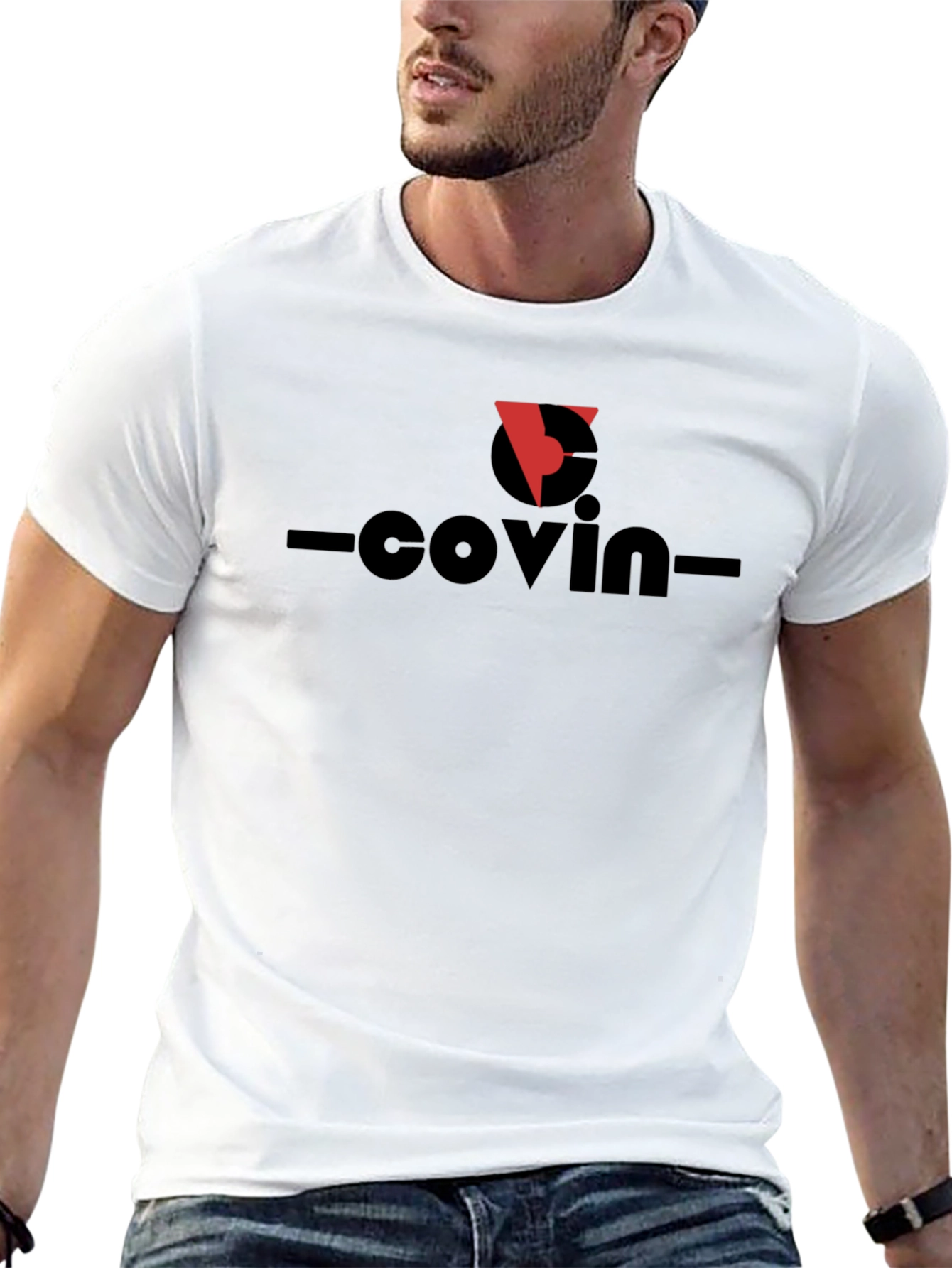 Covin Logo Graphic Tee - Black