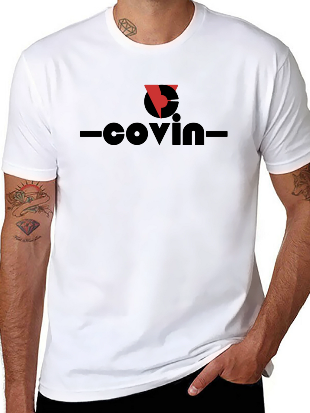 Covin Logo Graphic Tee - Black