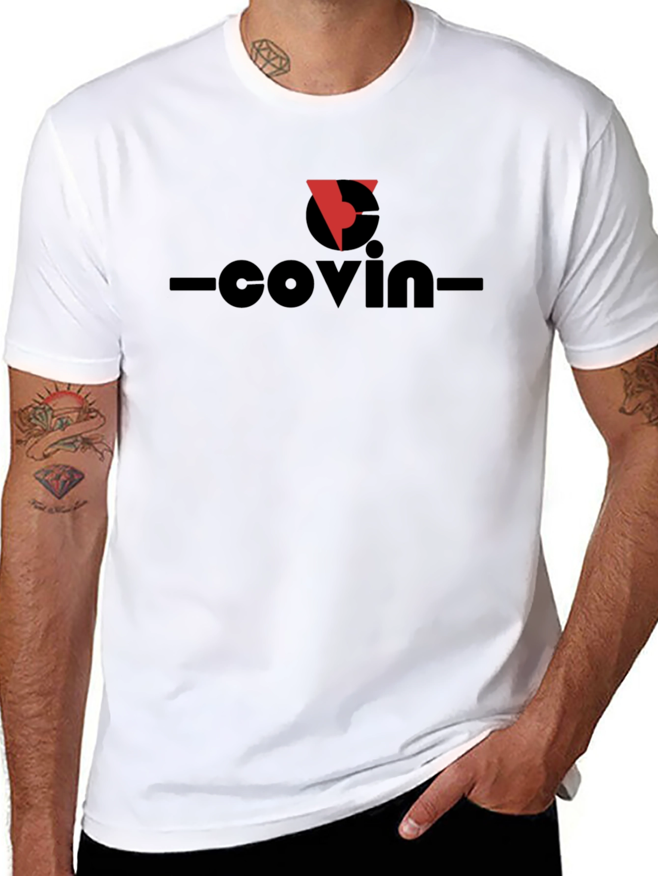 Covin Logo Graphic Tee - Black