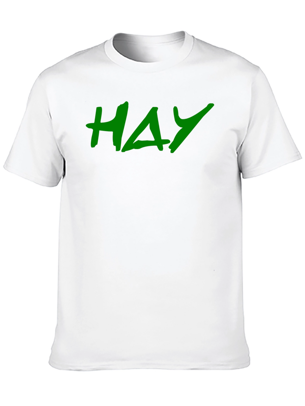 HAY Green Graphic Black T-Shirt