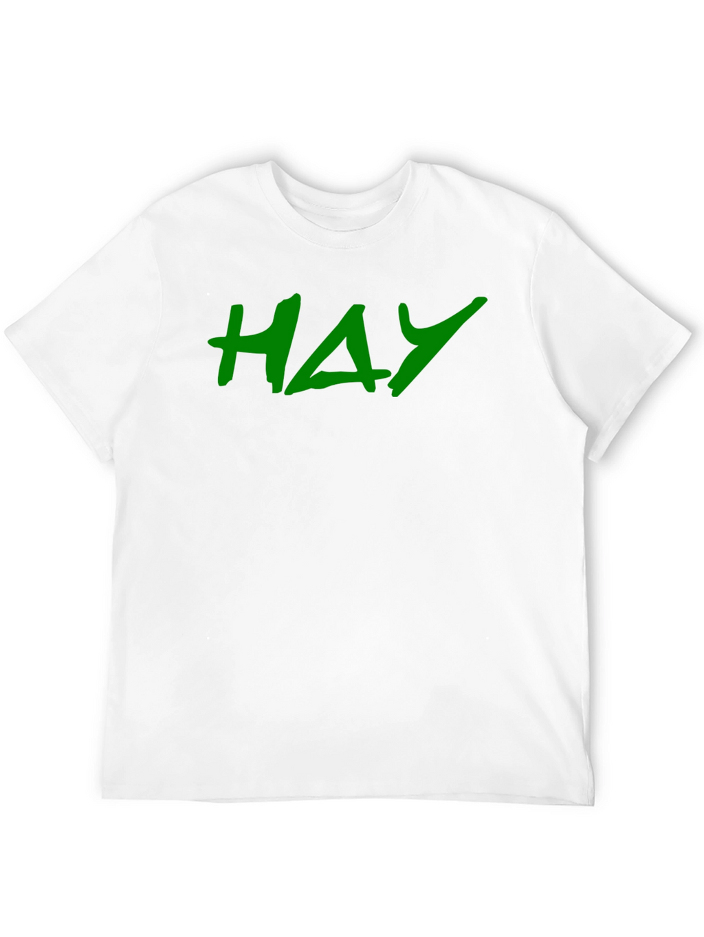 HAY Green Graphic Black T-Shirt