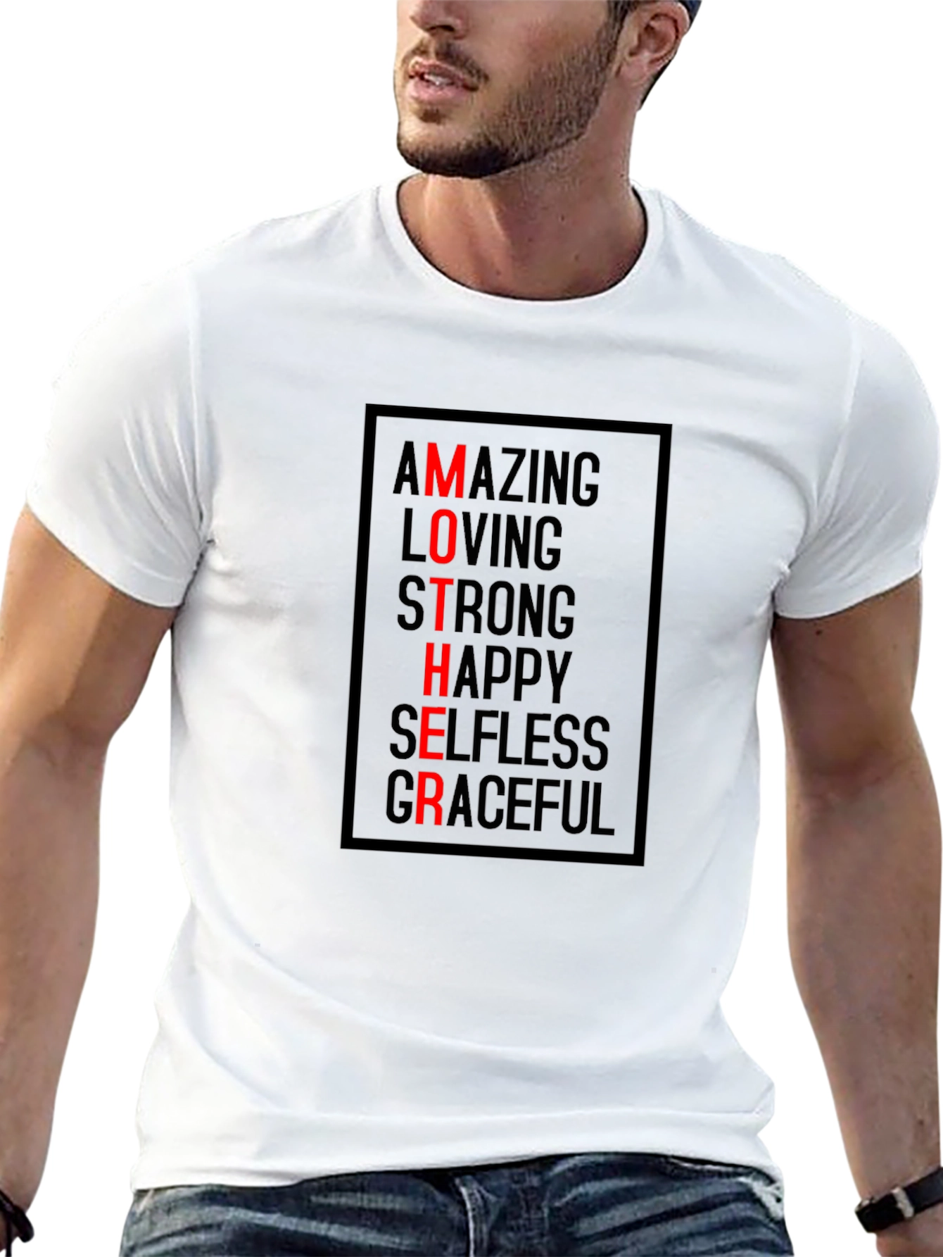 Mother Amazing Loving Strong Graphic T-Shirt