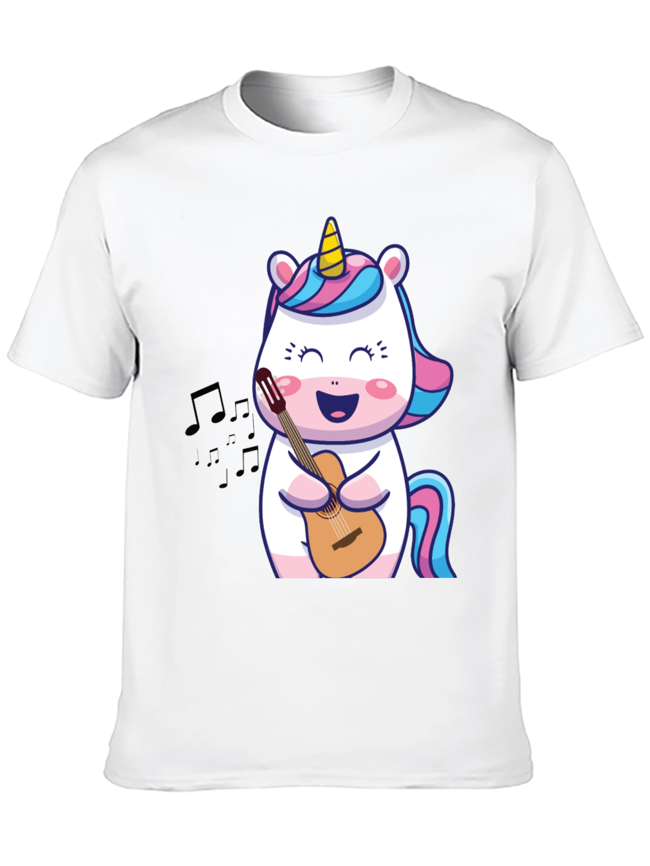 Unicorn Guitar Player Graphic Tee