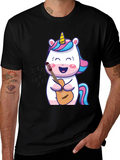 Unicorn Guitar Player Graphic Tee