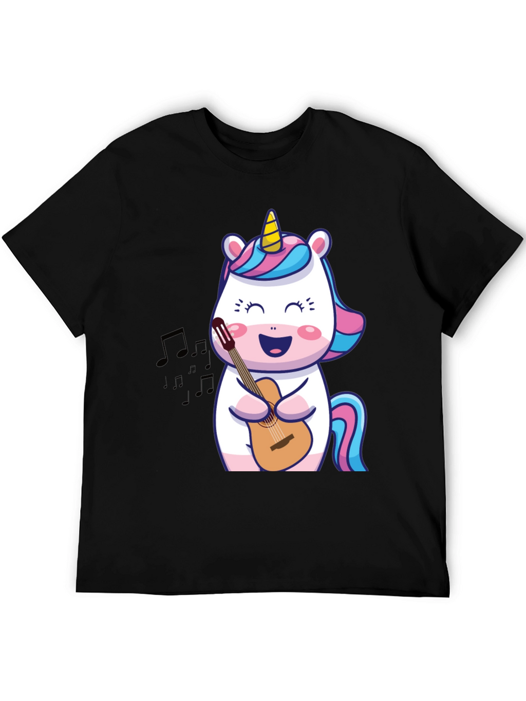 Unicorn Guitar Player Graphic Tee
