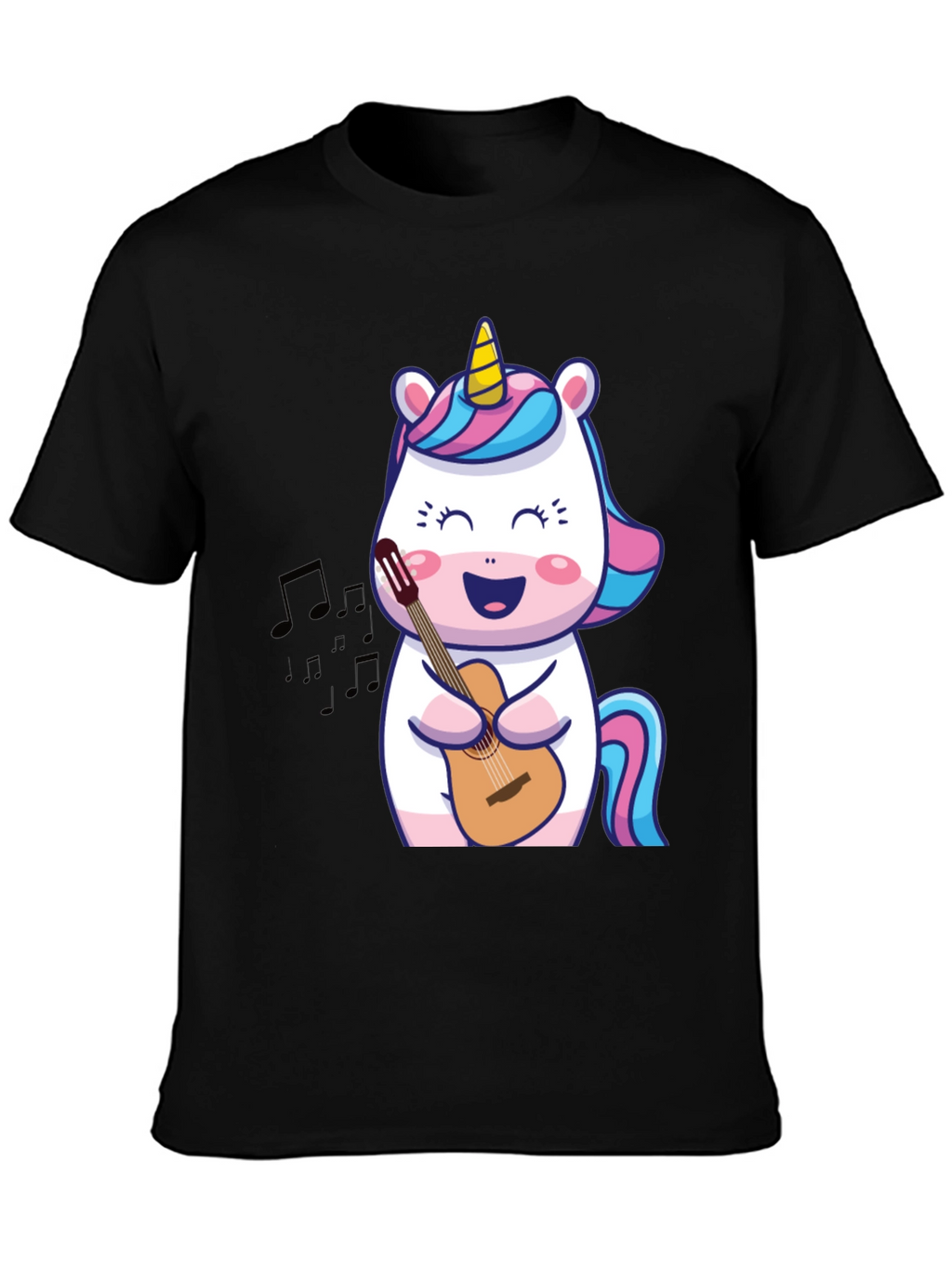 Unicorn Guitar Player Graphic Tee