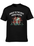 Sweat is the Best Highlighter T-Shirt Gym Workout