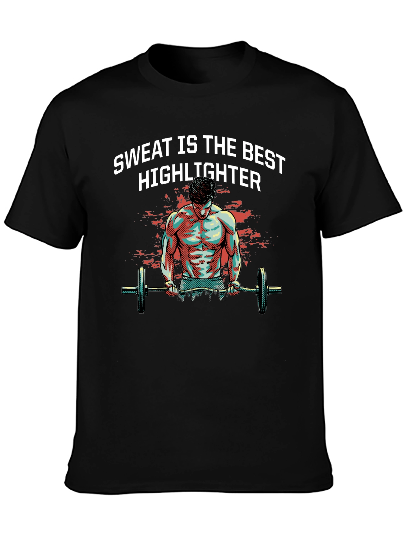 Sweat is the Best Highlighter T-Shirt Gym Workout