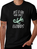 Just A Girl Who Loves Lizards T-Shirt
