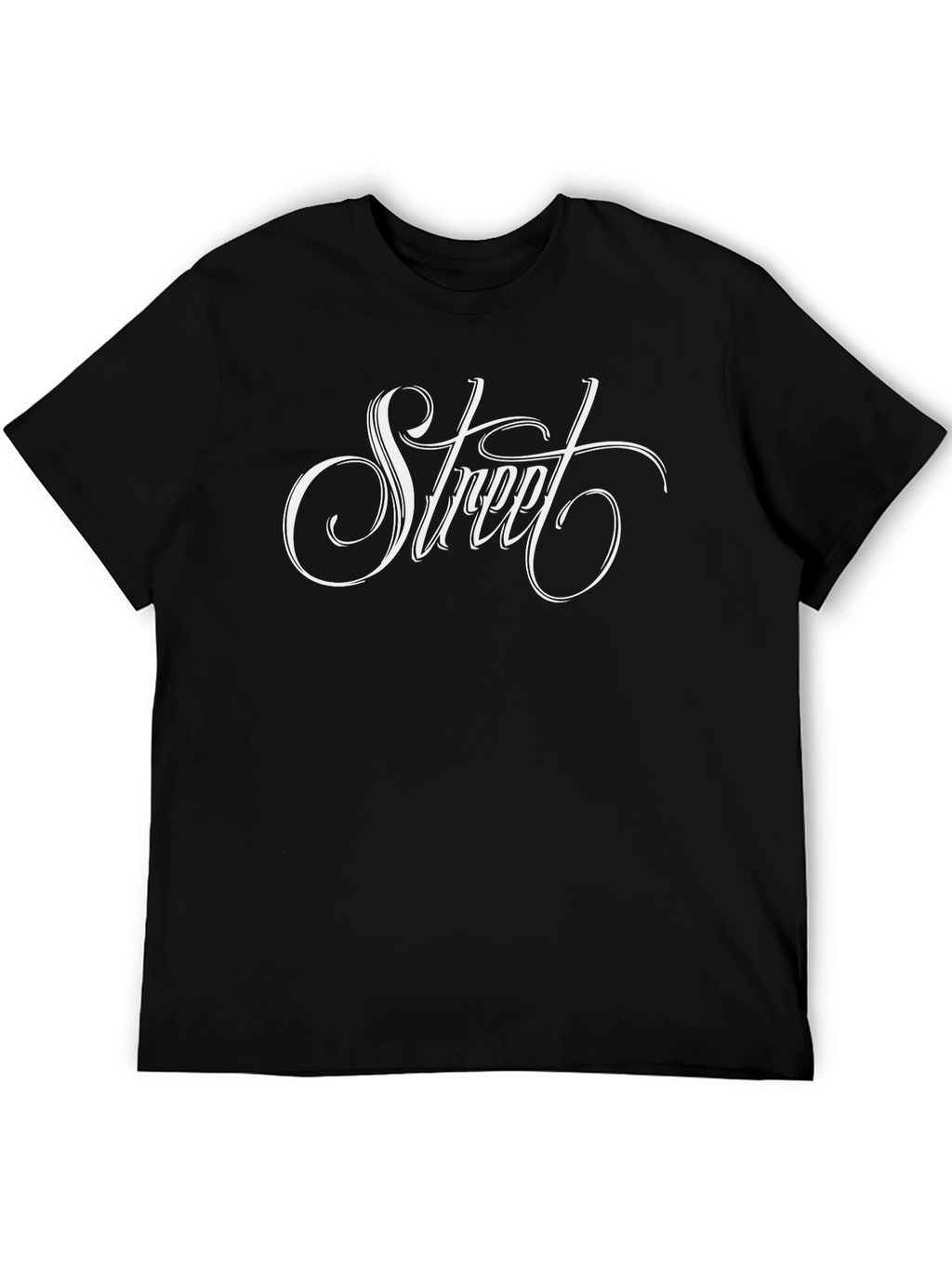 Street Style Black Graphic Tee