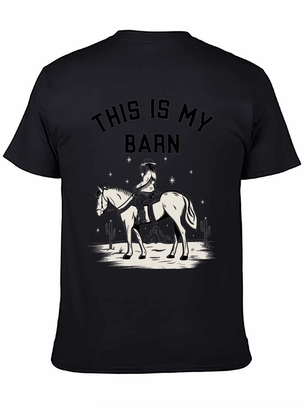 This Is My Barn Horse Graphic T-Shirt