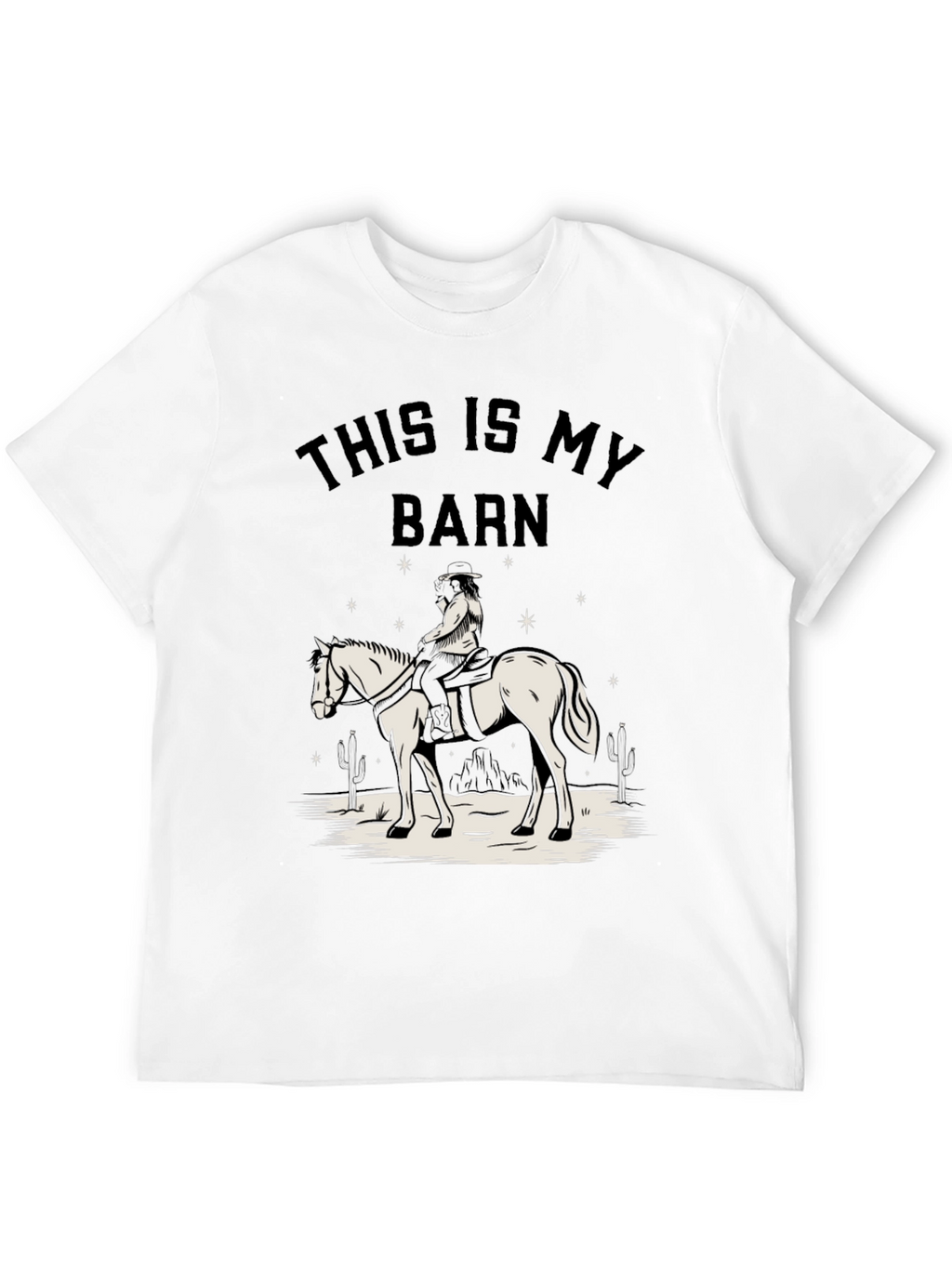 This Is My Barn Horse Graphic T-Shirt