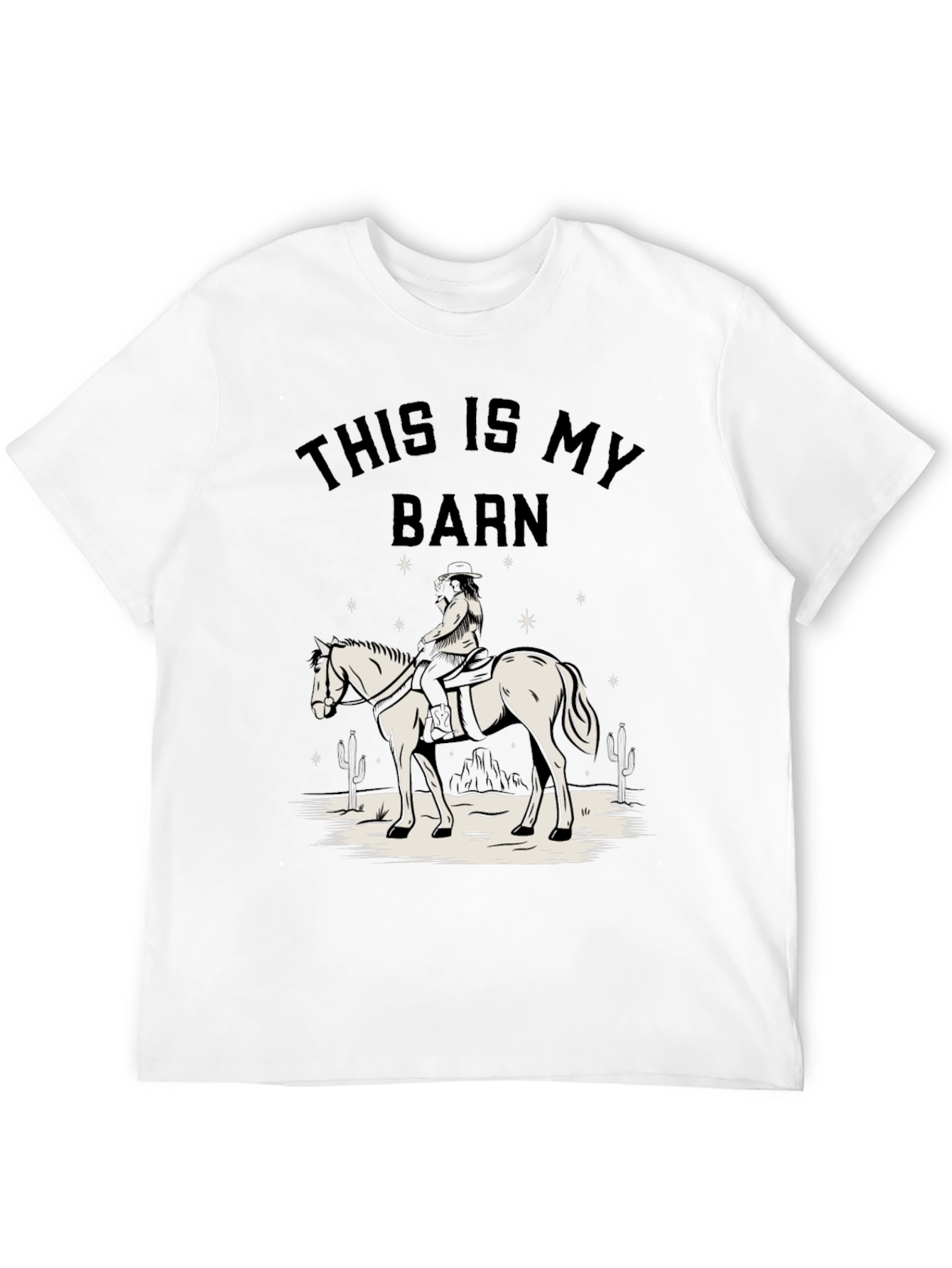 This Is My Barn Horse Graphic T-Shirt