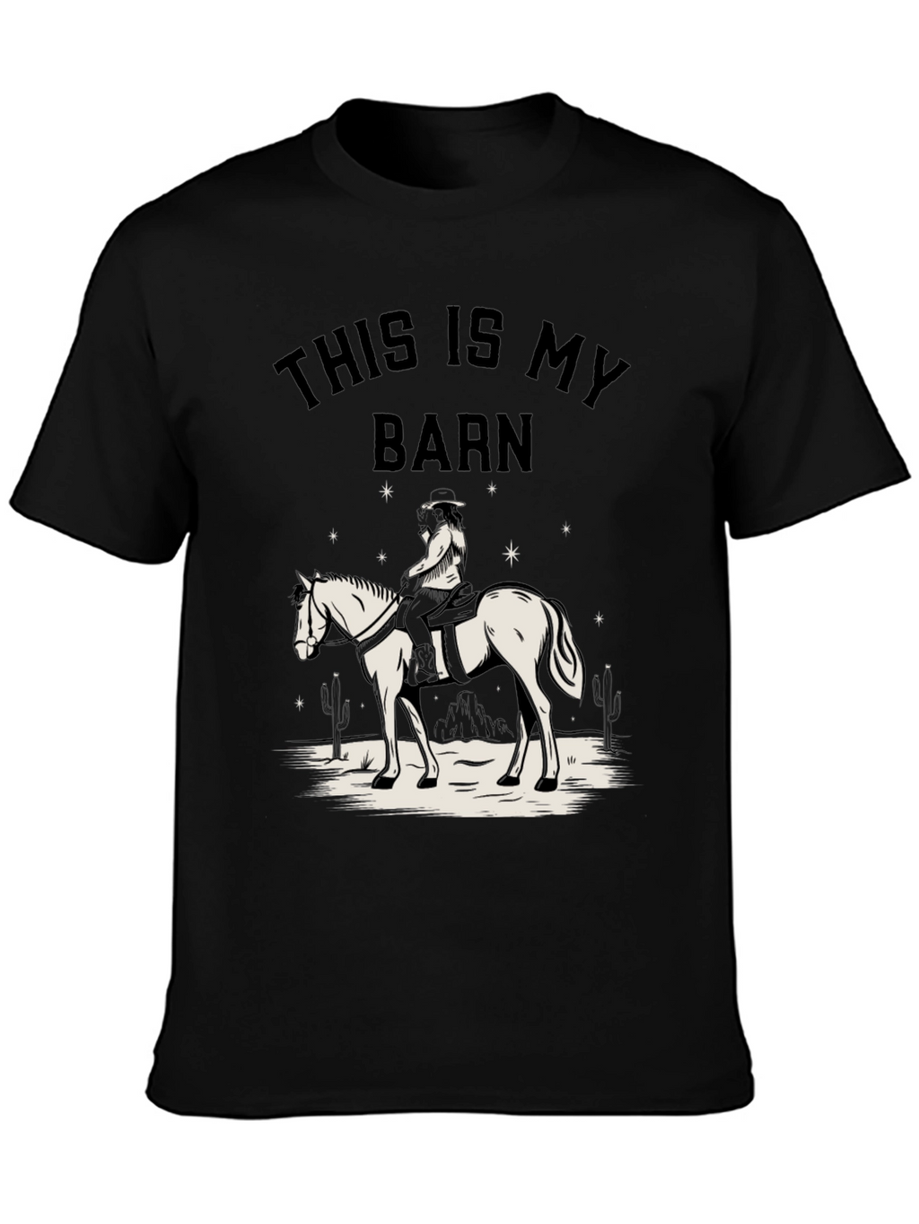 This Is My Barn Horse Graphic T-Shirt