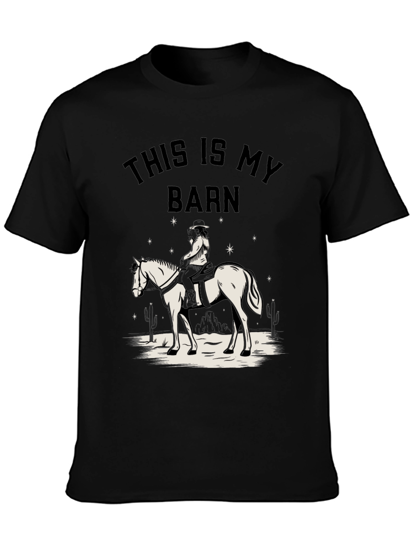 This Is My Barn Horse Graphic T-Shirt